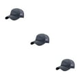 thumbnail image 2 of relayinert Breathable Hat For Men Sun Protection And Adjustable Strap Sporty Style Grey L  54-59cm 3Set, 2 of 6