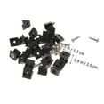 thumbnail image 3 of SHISUYAN 100pcs Plastic Angle Code Bracket Fastener Furniture Chest Drawer Bottom Corner Braces, 3 of 8