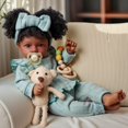 thumbnail image 4 of Muñeca Reborn BABESIDE Relike Black de 50 cm con kit de alimentación, 4 of 7