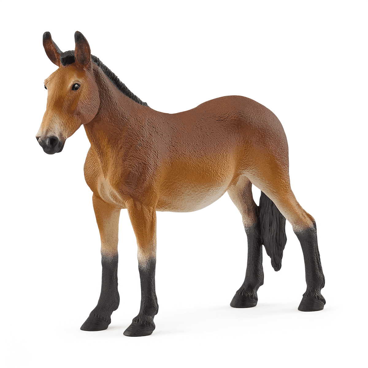 Schleich Farm World - 5 Mule Toy for Kids - Realistic Farm Animal Toys for Boys & Girls - Fun Educational Figure for Screen-Free Learning for Children Ages 3+ 14887
