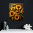 thumbnail image 4 of Awypu Sunflowers Wall Art Canvas Decor Print Wood Cross Symbol Inspiring Home Decor for Living Room Home Bedroom Decoration Gift for Friends, 4 of 4