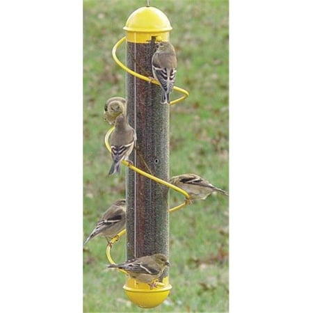 Bird Quest 17 In Yellow Spiral Thistle Feeder Walmart Canada