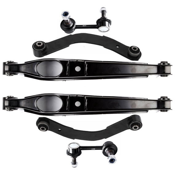ECCPP - 6PC Lower Control Arm Upper Control Arm Sway Bar End Link - Compatible with 2007-2009 for Jeep Compass 2007-2009 for Jeep Patriot - K641281 K641868 K750289 Suspension Kit