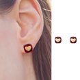 thumbnail image 1 of Teissuly Women's Earrings Heart Earrings Sweet And Delicate Versatile Personality Earrings Teissuly WER202401222922, 1 of 7