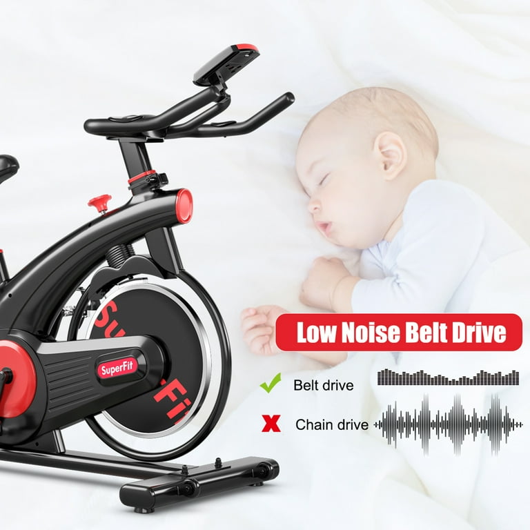 Gymax Indoor Cycling Bike Workout Stationary Exercise Bicycle Belt