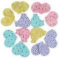 thumbnail image 6 of ToBeInStyles Pack of 12 Newborn Infant Baby Ultra-Soft Cotton Anti-Scratch Mitten Gloves - Floral Pastel, 6 of 7