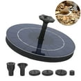 thumbnail image 4 of Bird Bath Fountain, Water Shortage Protection 9V 3.5W Solar Bird Bath  For Garden Pools Swimming Pools, Etc, 4 of 8