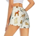 thumbnail image 3 of Sigee Dogs Funny Pets for Women's Athletic Shorts High Waisted Running Shorts Pocket Sporty Short Gym Elastic Workout Shorts, 3 of 9
