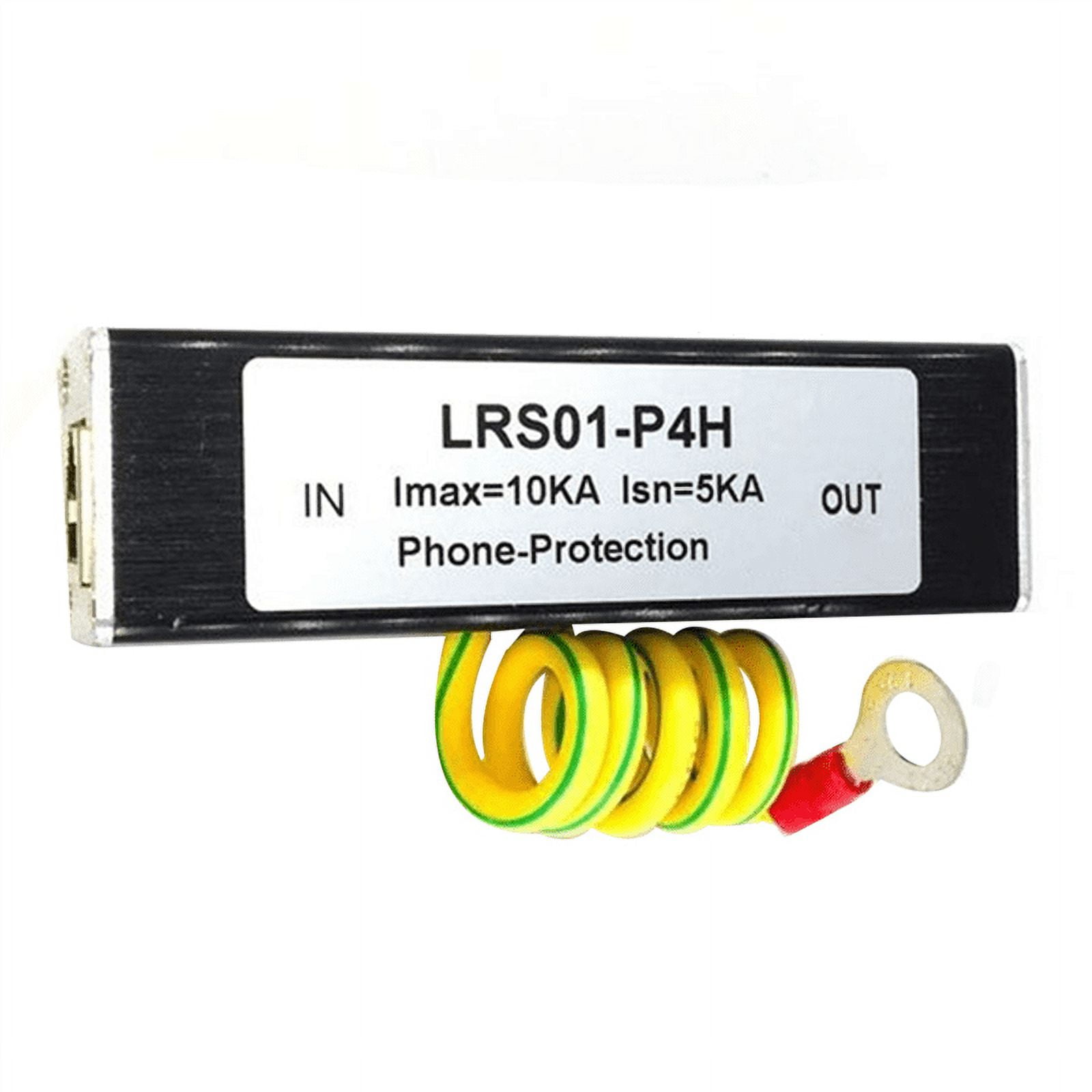 3X Telephone Fax Surge Protector Arrestor RJ11 Kl01-P4H Black RJ11 ADSL