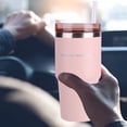 thumbnail image 3 of Ice Pa Marca Compartida Starba para Automóvil Acero Inoxidable 304 Recubierta Con Aerosol 20 OZ Con Con Pajita [caja Simbak Rosa], 3 of 9