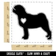 thumbnail image 2 of Pug Dog with Heart Square Rubber Stamp Stamping Scrapbooking Crafting - Small 1.25in, 2 of 7