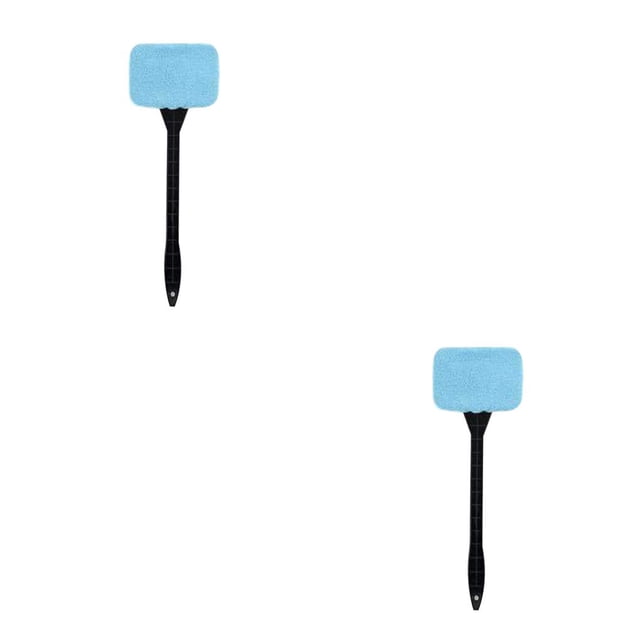 Speravity Kit de cepillo limpiador de ventanas de coche, limpiaparabrisas de microfibra, cepillo de limpieza, herramienta de de limpieza automática azul claro 2piezas Speravity CBP036133