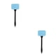 thumbnail image 1 of Speravity Cepillo de limpieza de limpiaparabrisas de microfibra desmontable de 13 pulgadas con almohadilla de tela cepillo de herramienta de azul claro 2piezas, 1 of 6