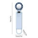 thumbnail image 3 of Ventilador, Ventilador de enfriamiento Ventilador silencioso Aire acondicionado USB Ventilador de soplado vertical 100 velocidades Mini ventilador de escritorio Recargable Sin escobillas Plegable Fáci, 3 of 6