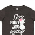 thumbnail image 4 of Inktastic Hunting Girls Hunt Too Only Prettier with Doe and Arrow Girls Toddler T-Shirt, 4 of 5