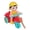 Red, variant on UsilkU Electric Tricycle Toy Cool Light Dynamic Music Removable Cute Look Trike Musical Toy for Baby Toddlers 7.5 inches / 19 cm Green[cite: 1]