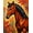 Brown, Pattern 2, variant on ODIKA 4'x6' Machine Washable Non-Slip Area Rug, Elegant Equestrian Yarn Art Cushion Canvas Steed Design High Traffic Rug, Beige, 642960