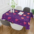 thumbnail image 2 of Yayeee Tablecloths 54" x 54" Rectangle Wrinkle Resistant Party Table Cover, Love in The Clouds, 2 of 8