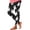Black, variant on WMTBSRSW Halloween Leggings for Women Cute Ghost Print High Waisted Yoga Legging Stretchy Slim Fit Brushed Lined Workout Athletic Pants Black Large