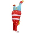 thumbnail image 5 of Adult Festival Inverted Clown Inflatable Dress Up Ball COS Props Activity Play Circus Style,Height 59"–74.8",Yellow, 5 of 7
