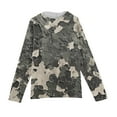 thumbnail image 5 of Men's Hoodies Fall Winter Loose-fitting Casual Camouflage Print Hooded Sweatshirt,Size M-3XL, 5 of 6
