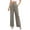 Khaki, variant on EDFBUYKRS Female Women Pants Casual Hiking Pants Women Petite Womens Wide Leg Dress Pants High Waisted Work Business Casual Long Trousers with Pockets L
