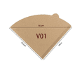 thumbnail image 3 of Coffee Filters Coffee Filter Papers Suitable For V60 Size 02 Unbleached Coffee Filters Disposable V 60 Paper Filter For Pour Over Coffee Filter And Drip Coffee Maker, 3 of 3