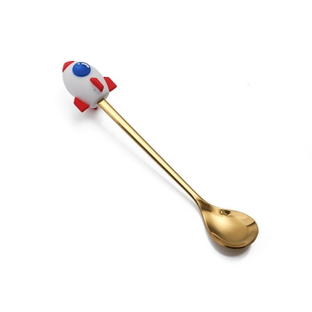 

Cute dessert spoon stainless steel spoon doll dessert fruit fork