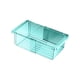thumbnail image 2 of Organizador de maquillaje, caja de almacenamiento de escritorio, vitrina retráctil transparente Azul claro, 2 of 7