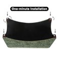 thumbnail image 6 of Homebeez 29.8" Velvet Storage Ottoman Bench Footrest Stool for Bedroom, Green, 6 of 8