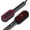 Black, variant on Hair Straightener Brush - Upgraded Ionic Plus Straightening Brush with Dense Bristles, 16 Temps, Dual Voltage | Ceramic Hot Comb for Women | Flat Iron for Thick Curly Hair, Gold