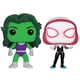 thumbnail image 1 of Funko Pop She-Hulk/Spider-Gwen Two Pack Exclusive. Funko -, 1 of 1