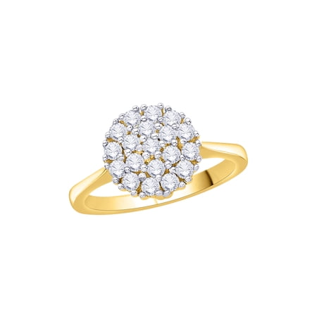 KATARINA Diamond Fashion Ring in 10K Yellow Gold (1 cttw I-J I1-I2) (Size-6.5)