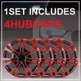 thumbnail image 3 of Wheel Rim Hubcap, Easy Installation Wheels Rim Cover Durable Black Red  for Trucks, 3 of 7