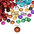 thumbnail image 2 of Unique Bargains Loose Sequins 6MM Silver Backed Sequins 7200Pcs Embroidery Sequins for Jewelry Making Crafts Sewing,Multicolored, 2 of 5