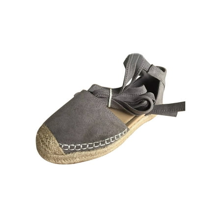 

Gomelly Women Beach Roman Style Vintage Flats Walking Lightweight Nonslip Ankle Strap Shoes