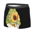 thumbnail image 5 of Goofa Sunflower Gnomes Printed Men's Boxer Briefs Underwear, Moisture-Wicking Underwear, Trunk,Soft and Breathable Cotton Underwear-Medium, 5 of 9