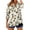 White1, variant on Danhjin Print Button Down Shirts for Women 3/4 Sleeve Loose Fashion Shirts Casual Going out Fall Summer Spring Tops