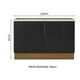 thumbnail image 2 of Madesa Gabinete Bajo de Cocina para Fregadero 120 x 60 cm 2 Puertas (Sin Encimera) Glamy Rústico/Negro, 2 of 8