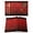 Red, variant on Placemats Set of 6, Orange Geometric Woven Placemat, Linen Place Mats for Kitchen/Dining Tables, Ombre Modern Abstract Art Washable Table Mats for Party