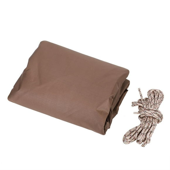 Cubierta protectora impermeable para muebles de jardín, mesa y sillas, 3x4 metros (marrón) NikouMX Muebles