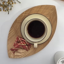 Leaf Shape Laminated Wood Tray for Snacks, Jewelry, Tea, Cosmetics, Jewelry Dish Tray, Ring Dish, Key Bowl, Decorative Plate