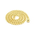 Nuragold 10k Yellow Gold 7.5mm Royal Monaco Miami Cuban Link Chain