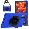 thumbnail image 2 of For Lenovo Tab K11 Plus Case 11.45 inch 2024 (TB352FU/TB352XU), 360 Hand Strap, Shoulder Strap, Kickstand, Rugged Drop Protection, Blue, 2 of 7