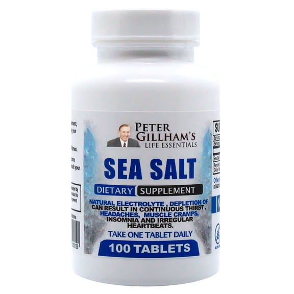 Sea Salt 100 tablets by Peter Gillham's Life Essentials