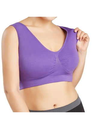 Women's Medium Support Racerback Wirefree Crop Top Fully