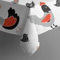 thumbnail image 5 of Egg Chicken Pattern Square Tablecloth,Waterproof Square Table Cover,Wipeable Spillproof Washable Table Cover for Home Kitchen Party Decor 60"x60"(152x152cm), 5 of 6