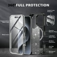 thumbnail image 3 of Casetego for iPhone 16 Pro Max Magnetic Case,[Compatible with MagSafe] Full Body Shockproof with Built-in Screen Protector Drop Protective Phone Cover,Black, 3 of 8