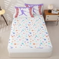 thumbnail image 4 of Homewish Purple Dripping Baseball Stitch Hitter Silhouette Graphic Zipper Twin Comforter Sets with Fitted Sheet and 2 Pillowcases,Baseball Graphic Zipper Bedding Set,4-Piece, 4 of 6
