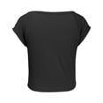 thumbnail image 6 of Tshirt for Girls Sleeveless Square Neck Black T Shirts for Girls Basic Plain Shirts Girls 9-10 Years, 6 of 9